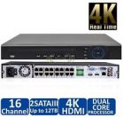 16-канальный PoE 1U 4K сетевой видеорегистратор NVR4216-16P-4KS2