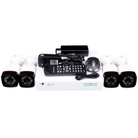 Комплект видеонаблюдения Green Vision (код 5490) GV-K-L04/04 720P