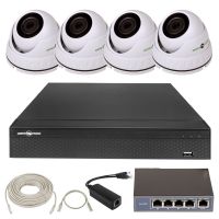 Комплект видеонаблюдения Green Vision GV-IP-K-L25/04 1080P